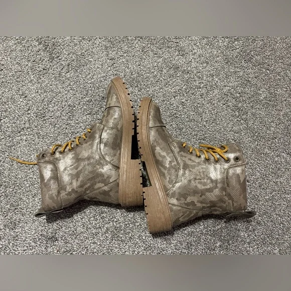 ✨Shimmery Combat Boots✨ - Picture 2 of 8